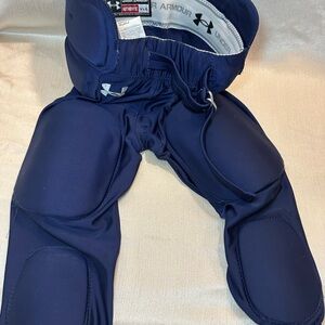 Under Armour Kids' Dark Blue Padded Football youth Pants